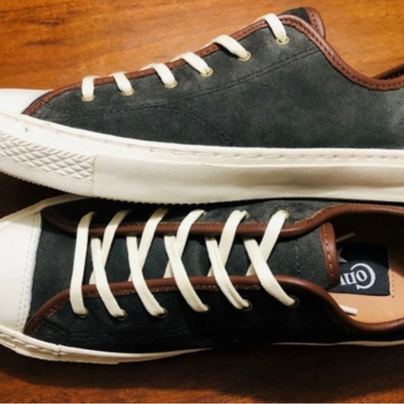 Converse army green suede rare sneaker men’s size 10 vintage - Picture 6 of 6